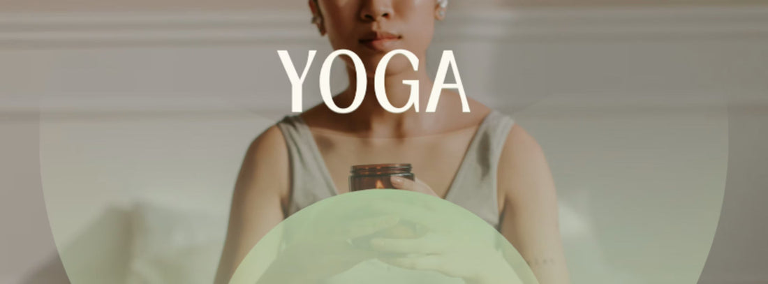 kobieta relaksująca się podczas ćwiczenia jogi