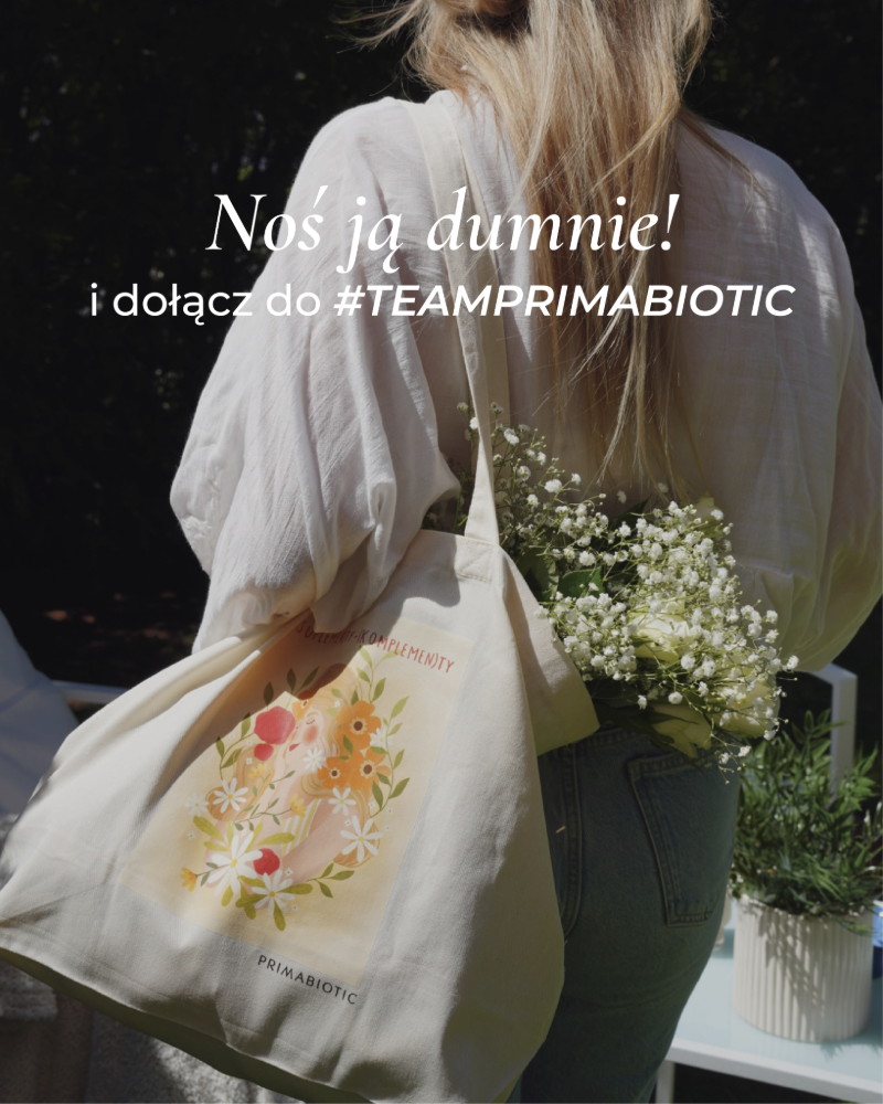 Torba bawełniana Primabiotic (SUPLEMEN)TY – (KOMPLEMEN)TY