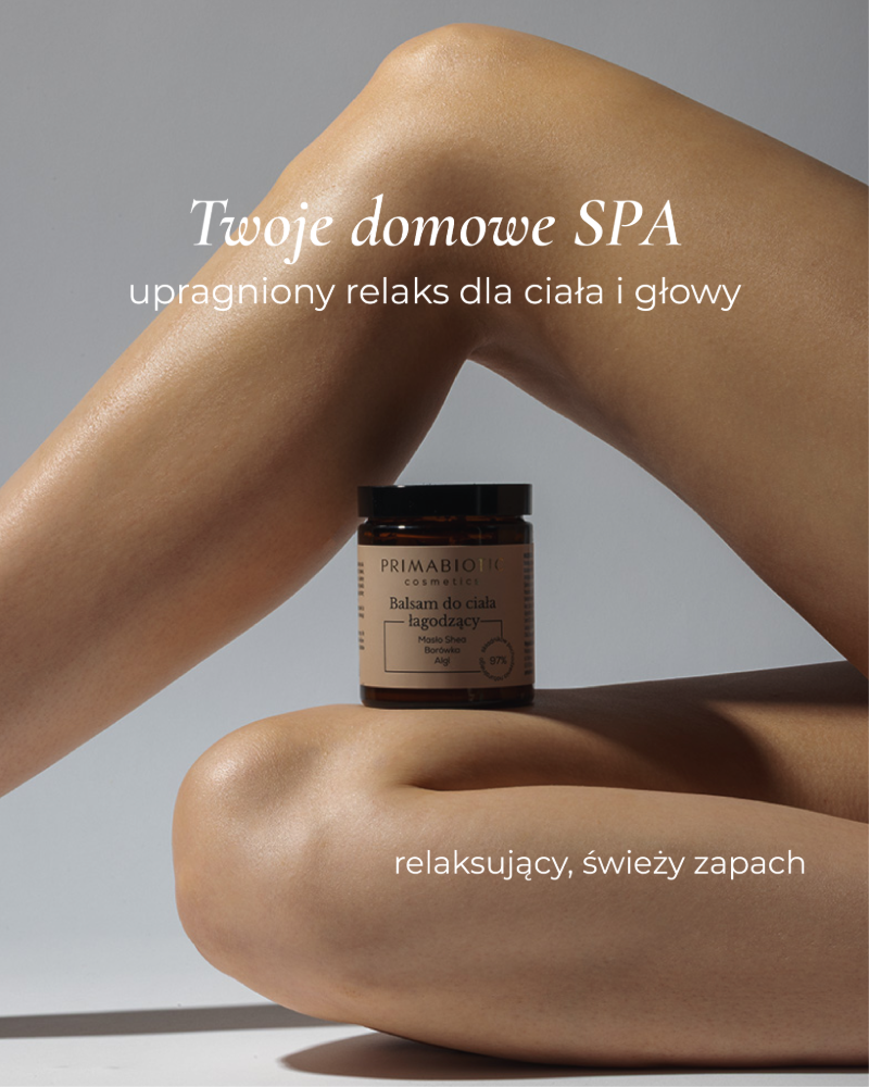 Balsam do ciała z algami i masłem shea Primabiotic o relaksującym świeżym zapachu