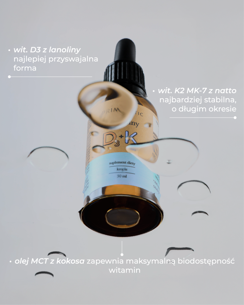 Witamina D3 + K2 w kroplach