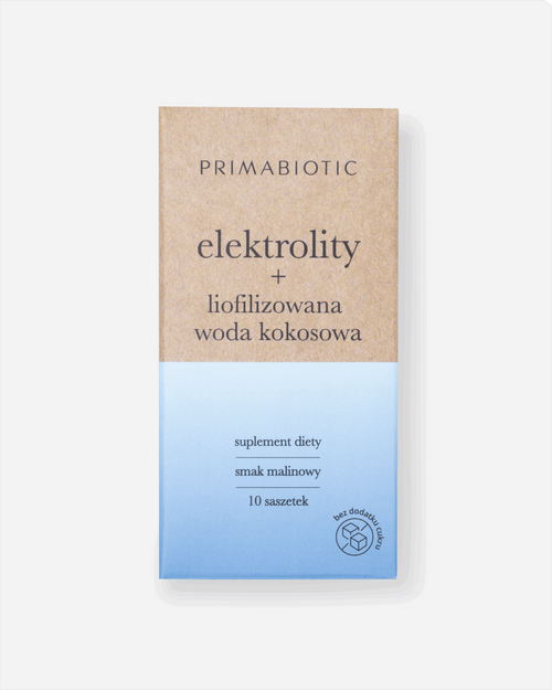 Primabiotic elektrolity w saszetkach bez cukru