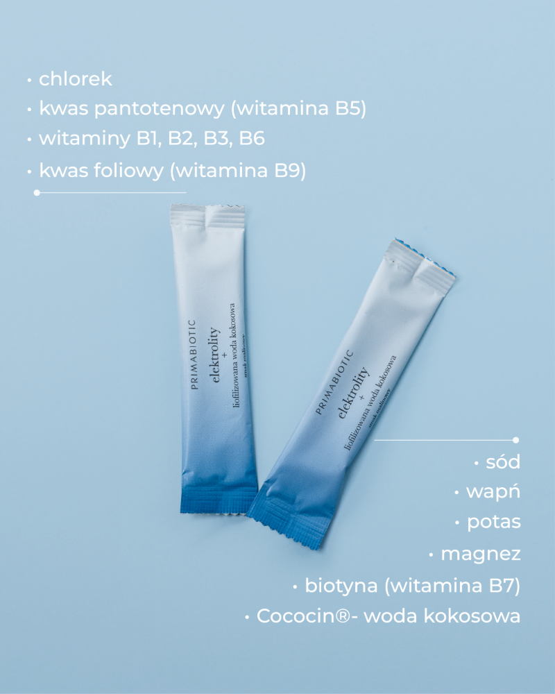 Elektrolity w saszetkach bez cukru