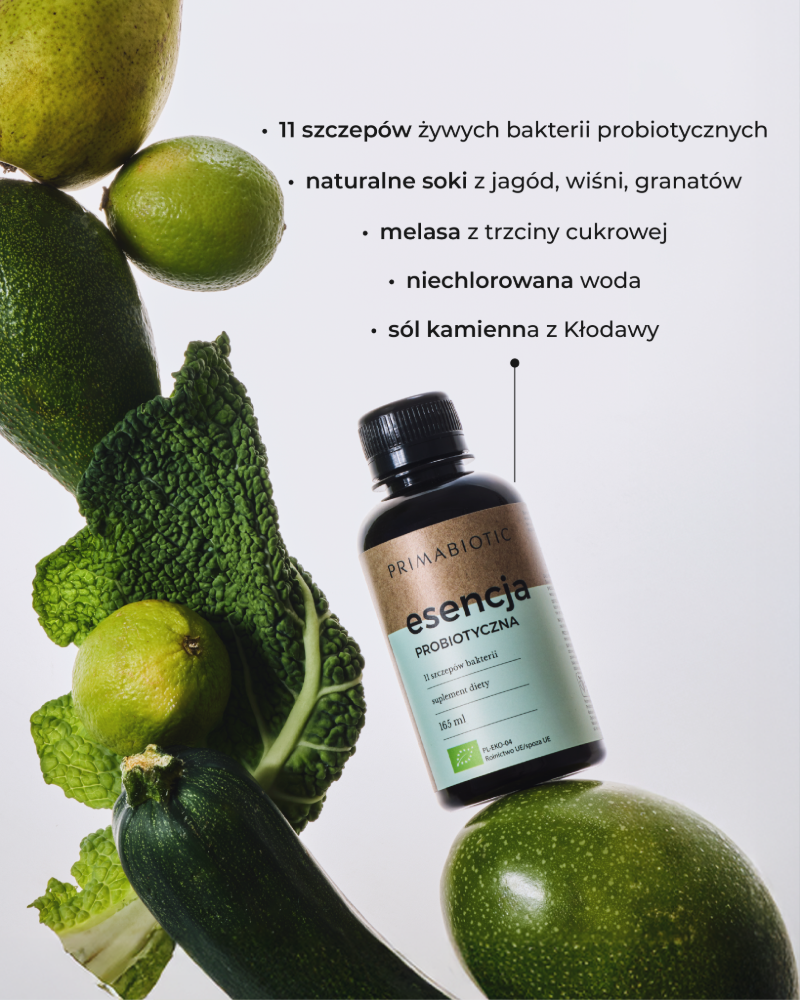 sklad esencji probiotycznej primabiotic