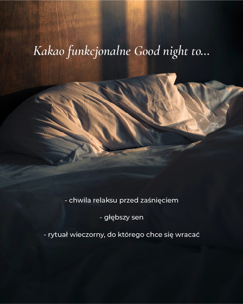 Właściwości kakao good night primabiotic