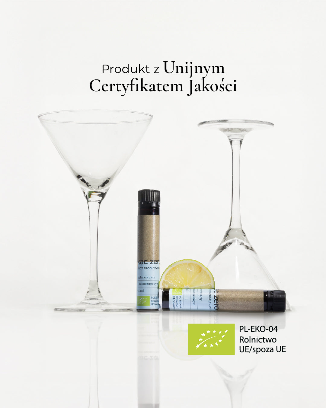 Shot probiotyczny Primabiotic Kac Zero z unijnym certyfikatem jakości i naturalnym składem