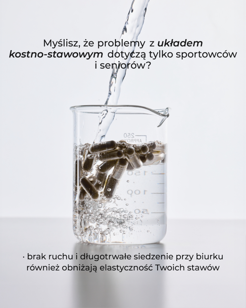Infografika dotycząca problemów z układem kostno-stawowym. 