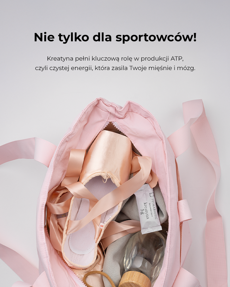 kreatyna w torbie sportowej