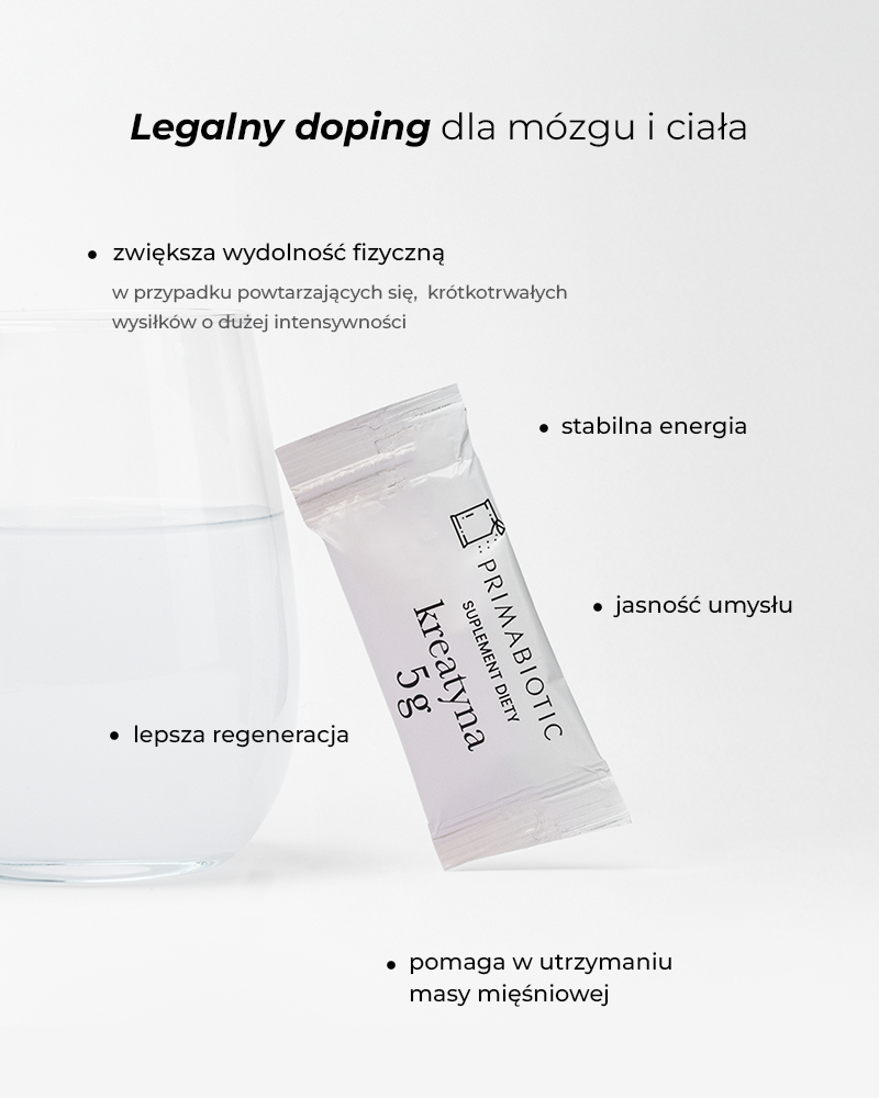 monohydrat kreatyny Primabiotic - właściwości i zastosowanie