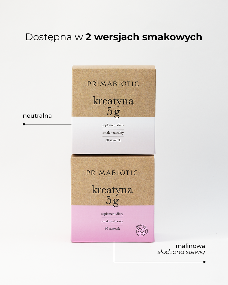 kreatyna malinowa bezsmakowa