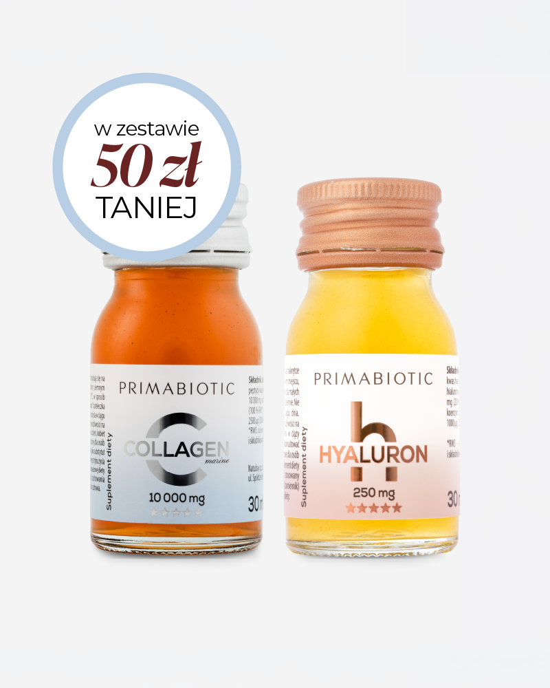 Zestaw: Kolagen rybi z kwasem hialuronowym - Collagen Marine & Hyaluron