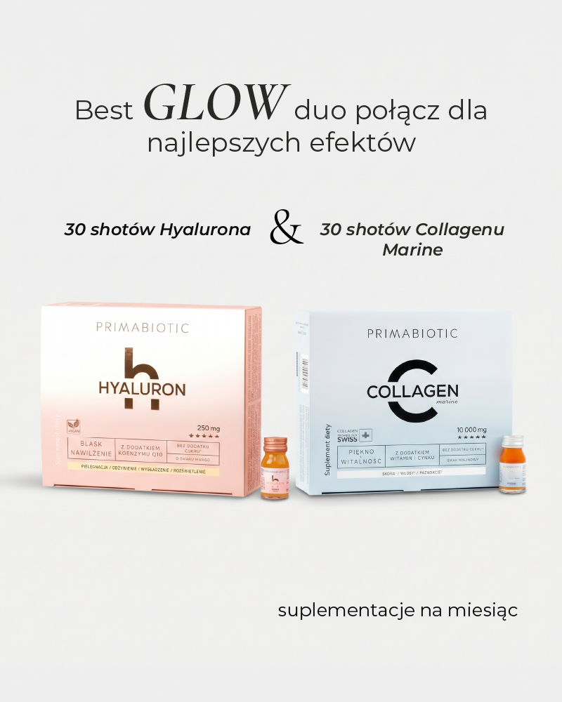 Zestaw: Kolagen rybi z kwasem hialuronowym - Collagen Marine & Hyaluron