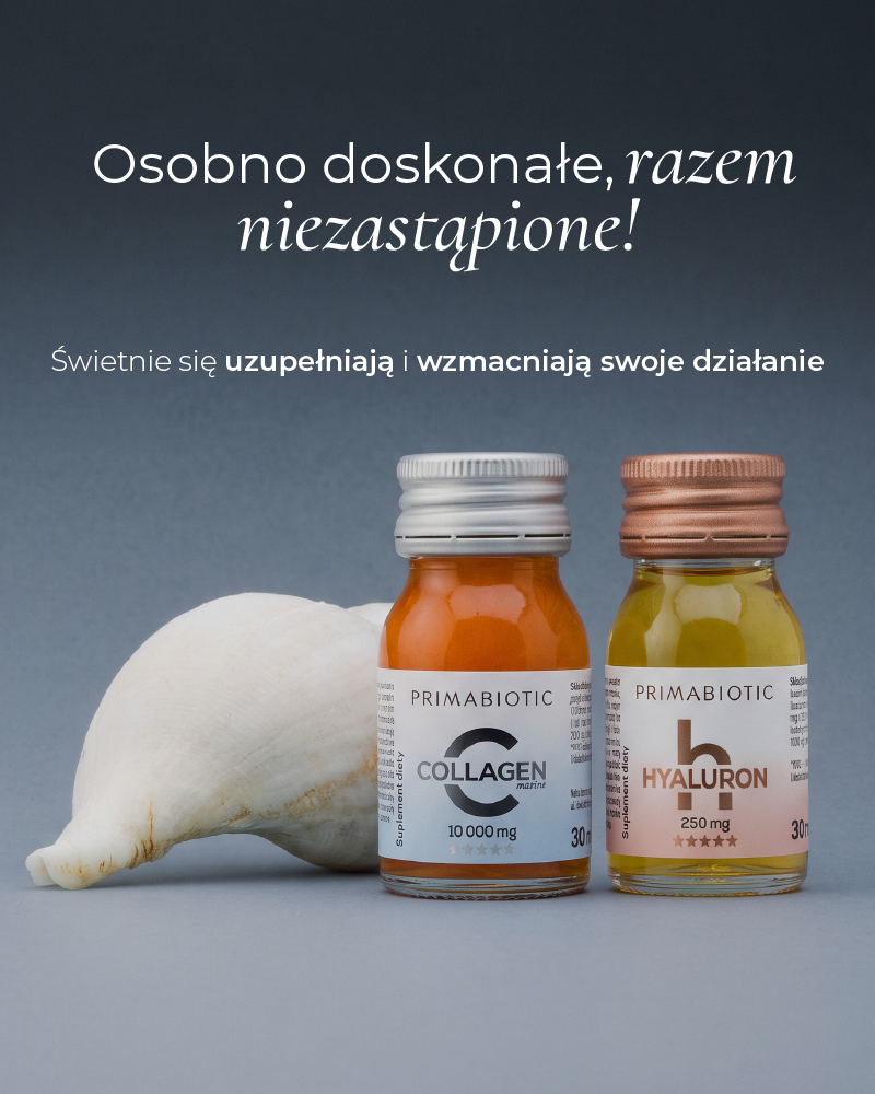 Zestaw: Kolagen rybi z kwasem hialuronowym - Collagen Marine & Hyaluron