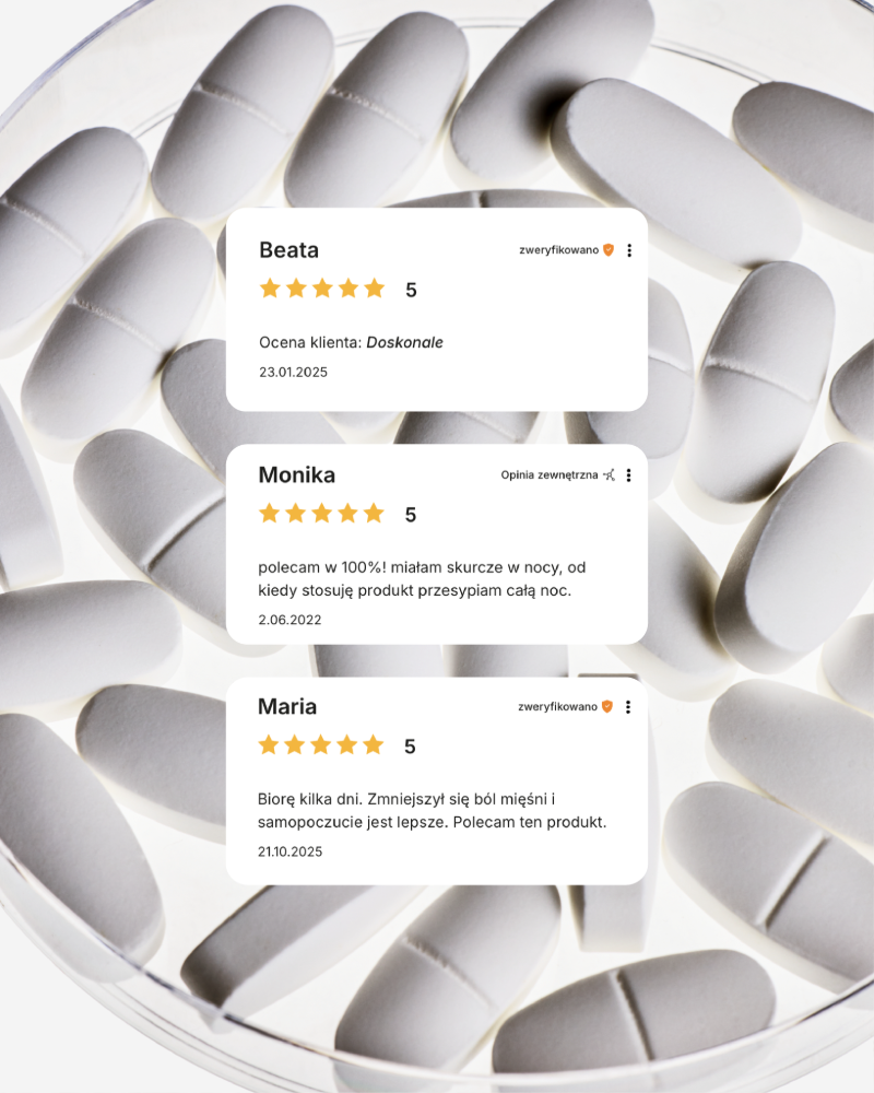 Pozytywne opinie o tabletkach z magnezem i witaminą B6 Primabiotic