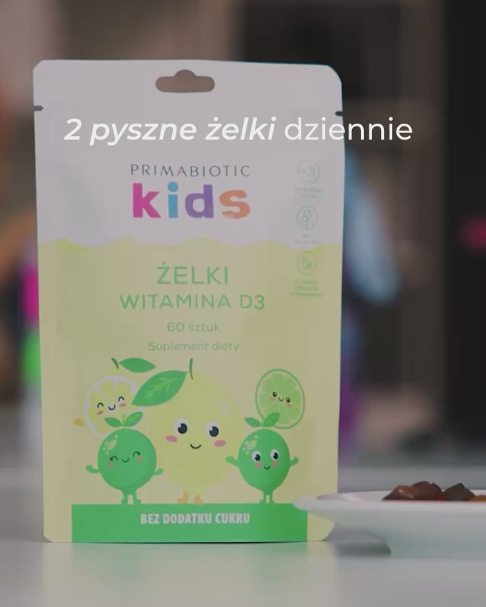 Żelki z witaminą D3 dla dzieci