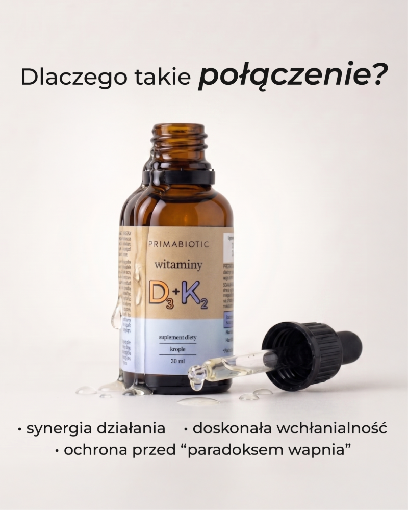 Witamina D3 + K2 w kroplach