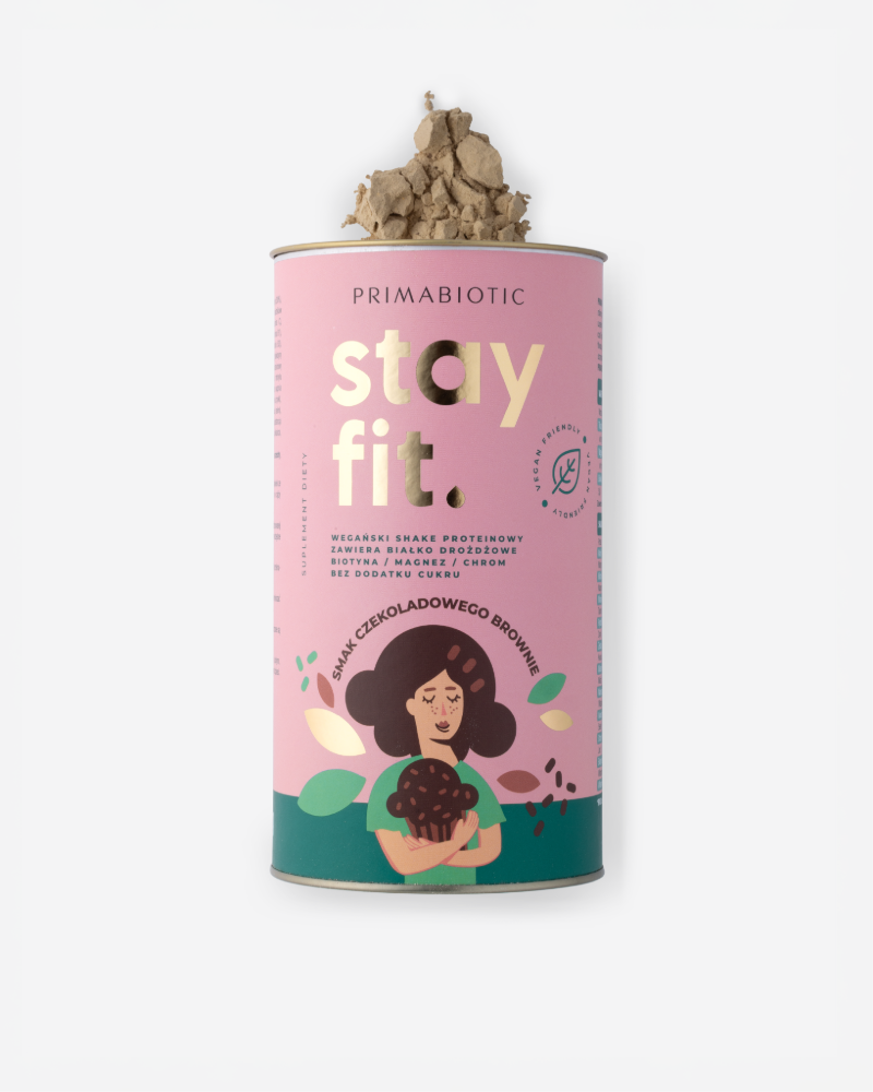 Wegański shake proteinowy brownie