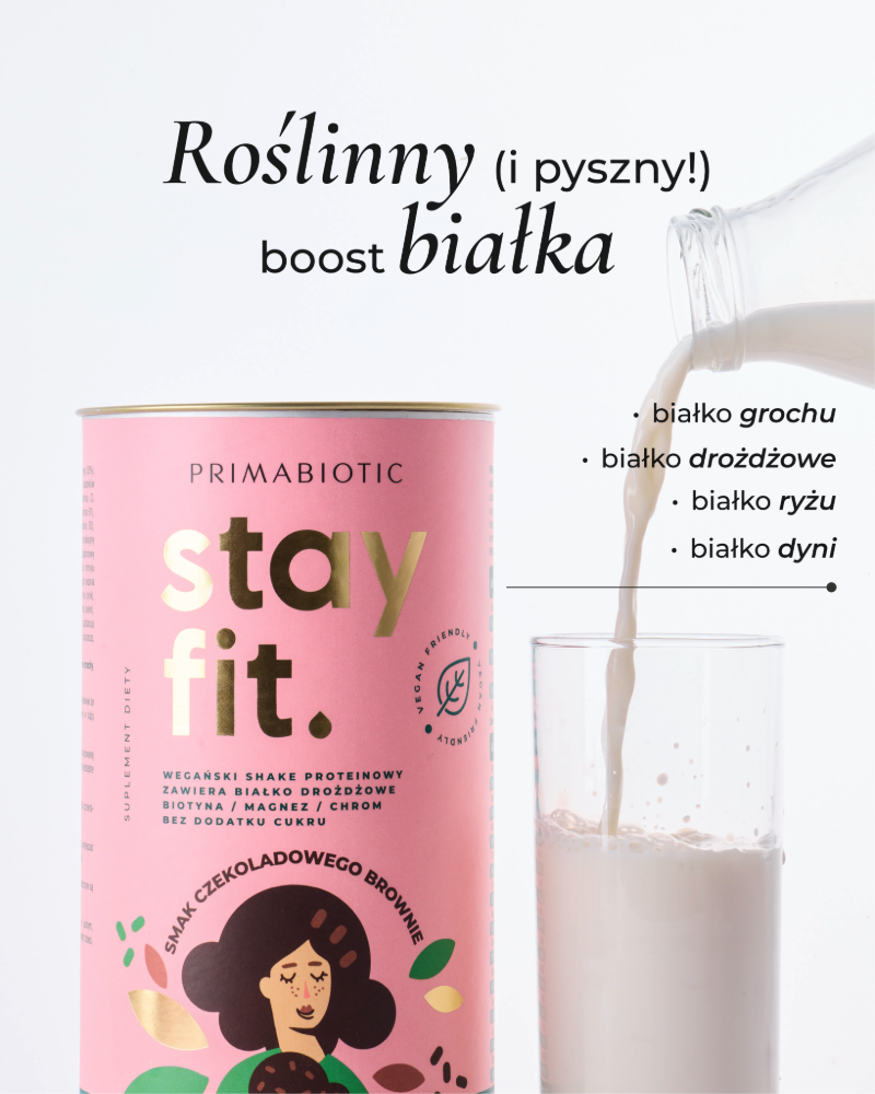 Wegański shake proteinowy brownie
