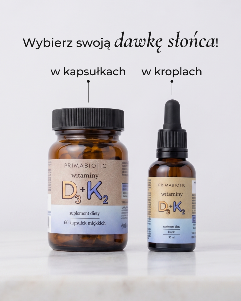 Witamina D3 + K2 w kroplach