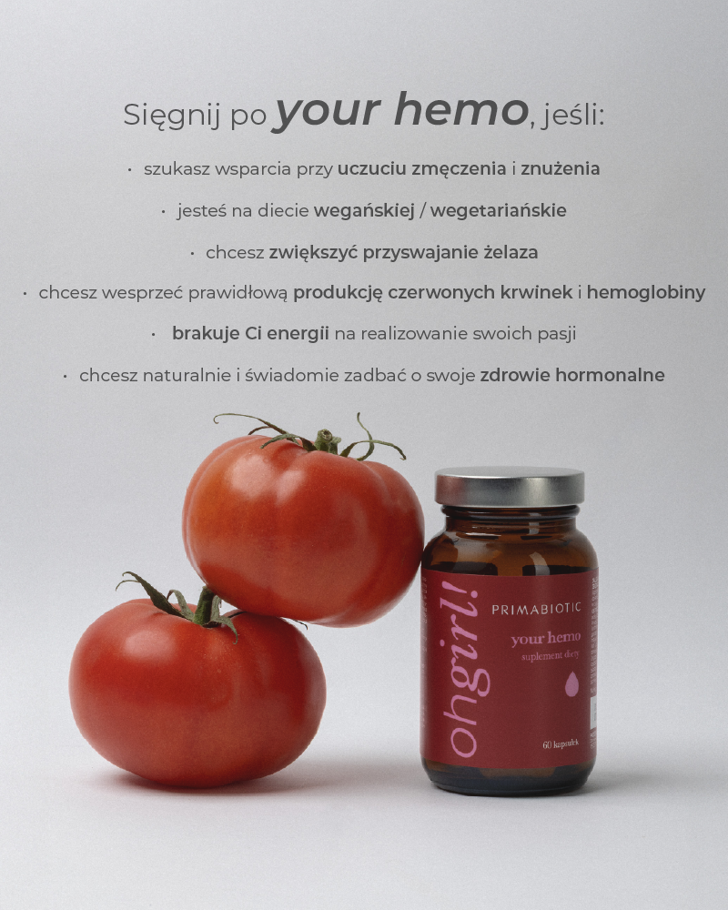 oh girl! your hemo - wsparcie przyswajania żelaza