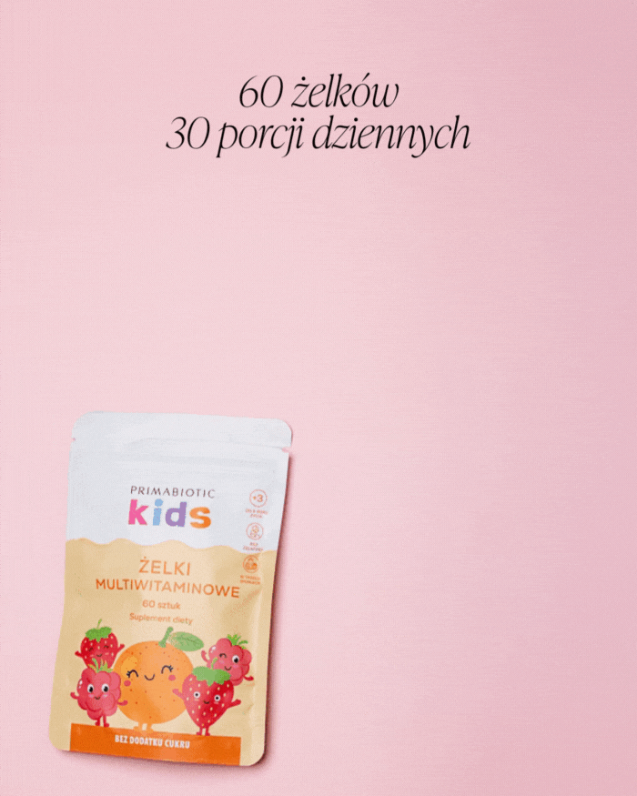 Witaminowe żelki dla dzieci bez cukru