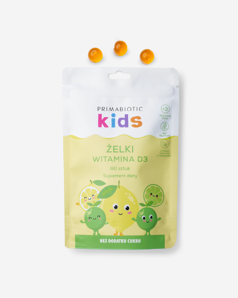 Żelki z witaminą D3 dla dzieci