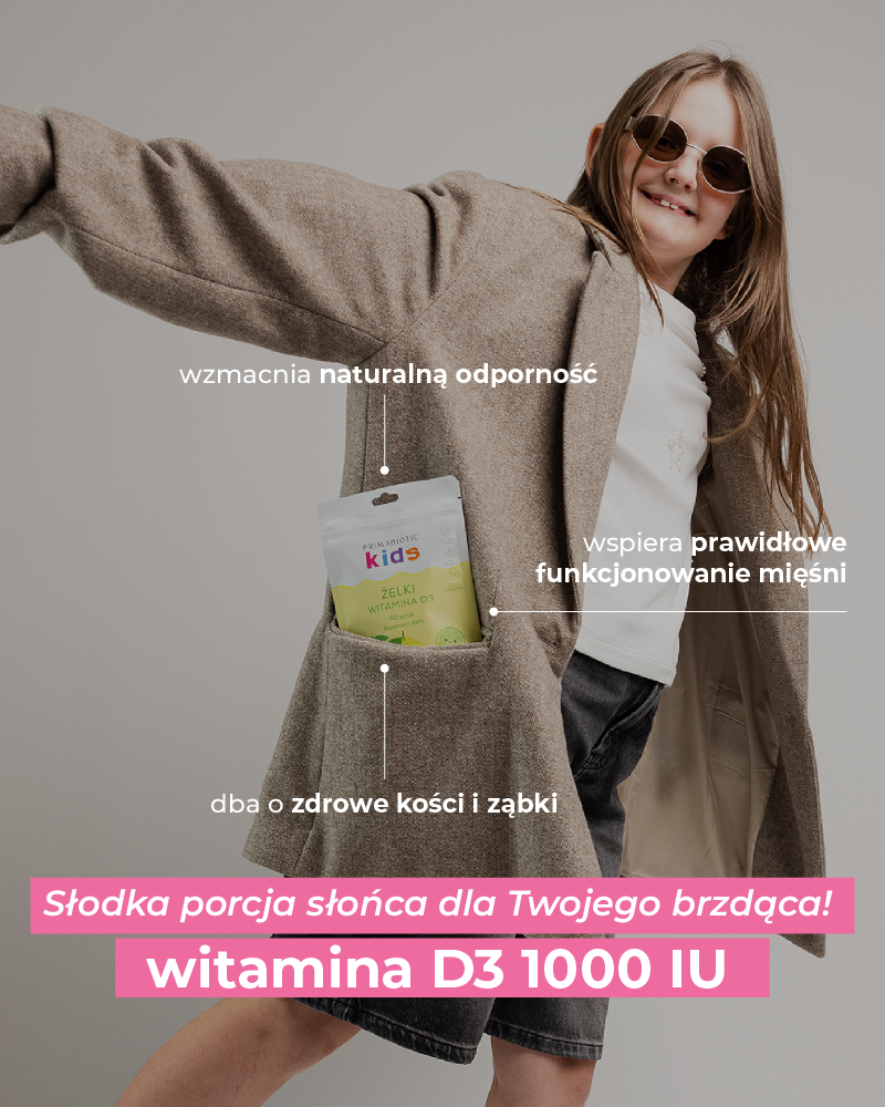 Żelki z witaminą D3 dla dzieci
