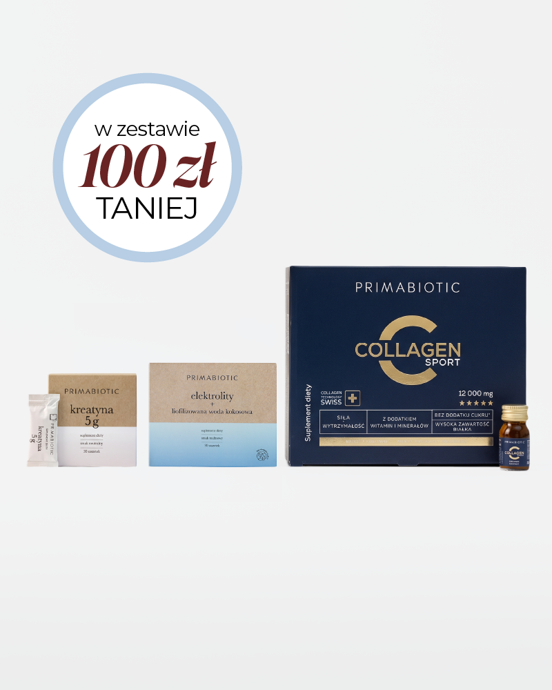 Zestaw: Collagen Sport + kreatyna + elektrolity