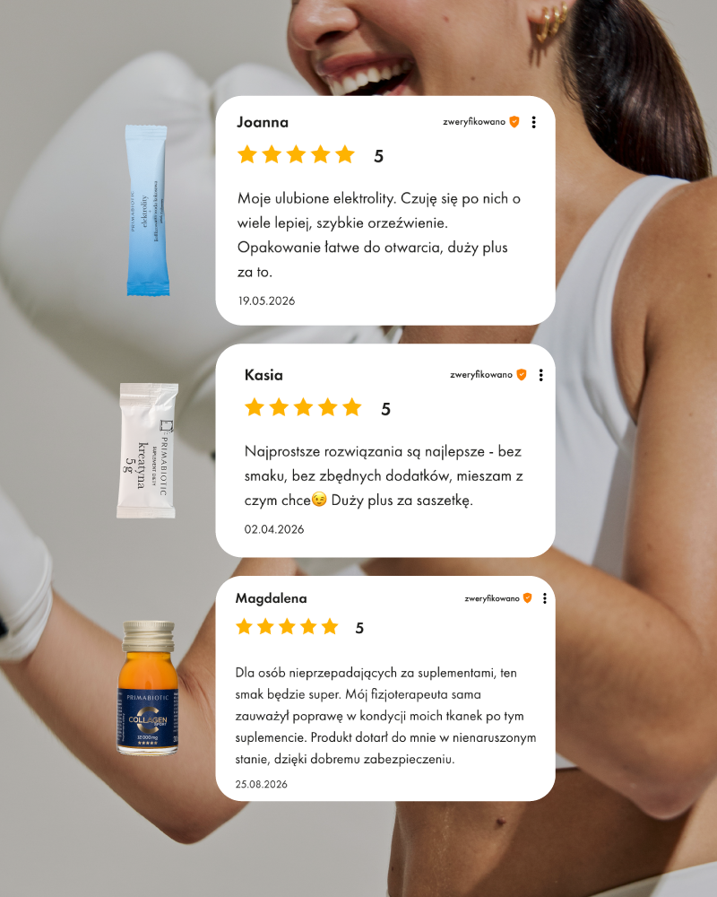 Zestaw: Collagen Sport + kreatyna + elektrolity