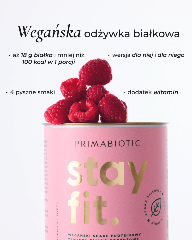 Stay fit - zestaw 2 wegańskich shakeów proteinowych