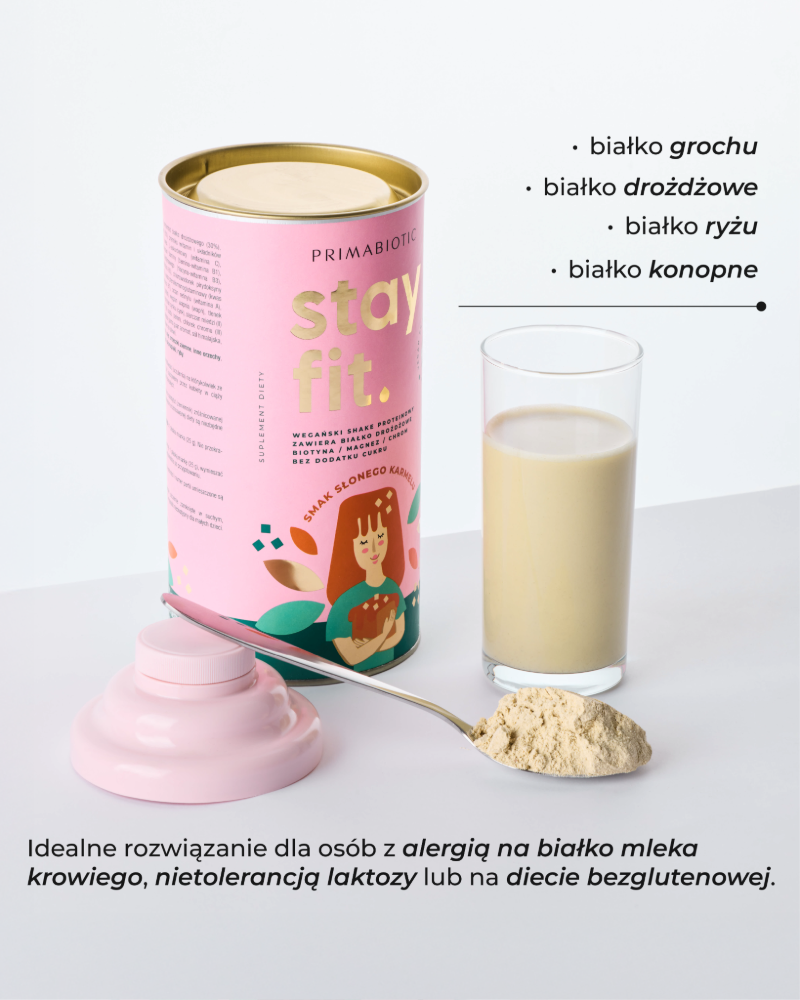 Stay fit - zestaw 2 wegańskich shakeów proteinowych
