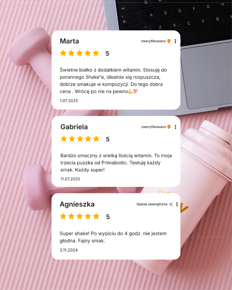 Stay fit - zestaw 2 wegańskich shakeów proteinowych