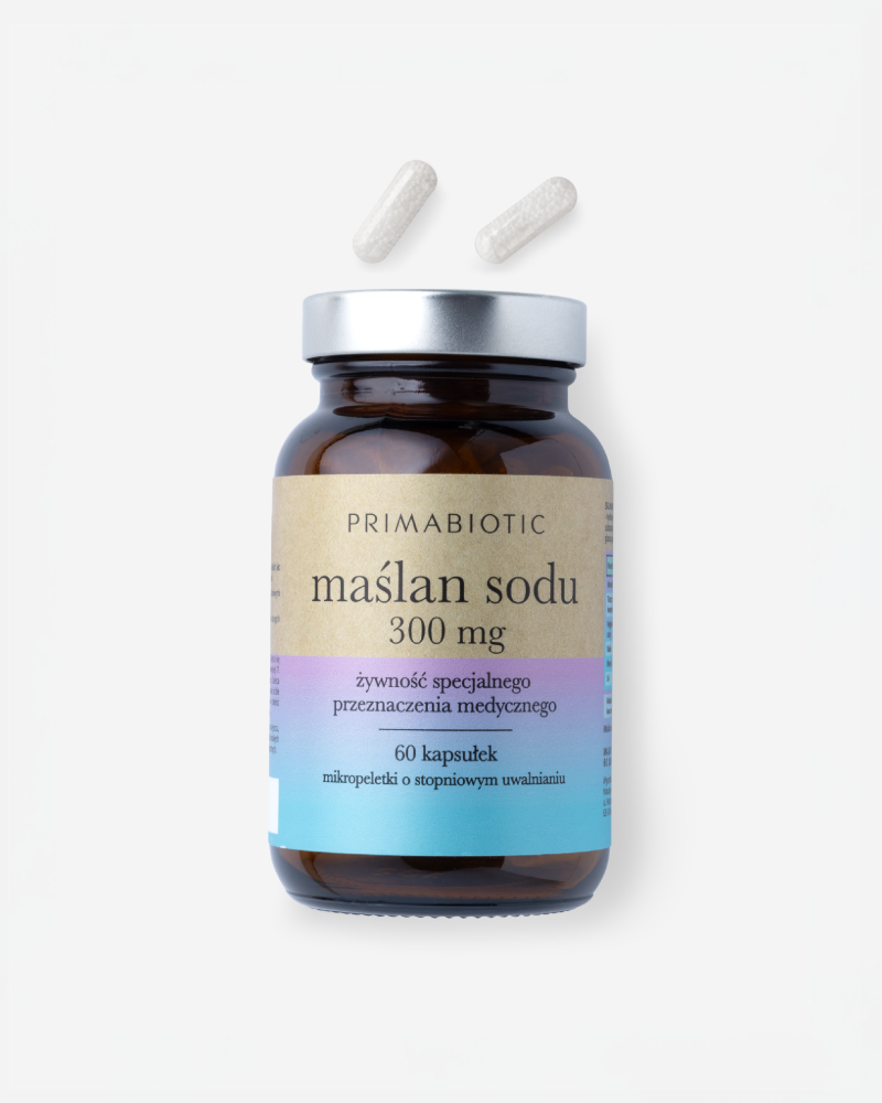 Maślan sodu 300 mg (60 kapsułek)