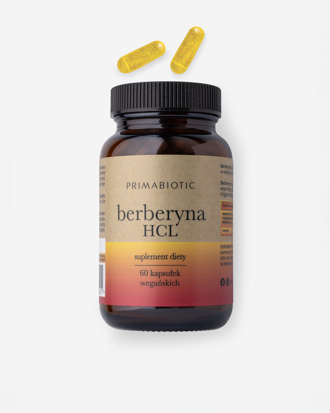 Berberyna HCL (60 kapsułek)